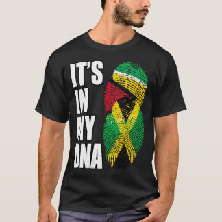 T-shirt Les Femmes Jamaïcaines Et Guyanaises Mélangent Le 