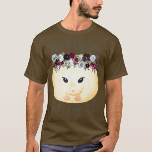 T-shirt Les Femmes Juste Une Fille Qui Aime Les Hamsters F