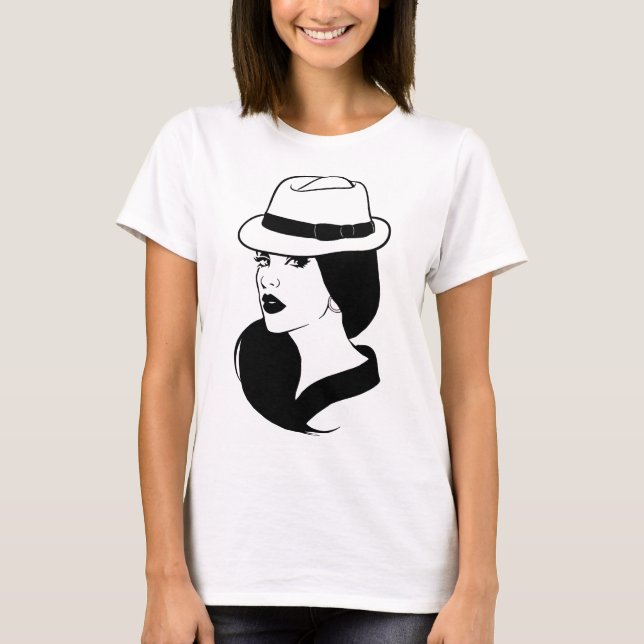 T-shirt Les femmes latines mexicaines de Chola face à l'ar (Devant)