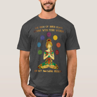 T-shirt Les Femmes Le Chemin De La Paix Intérieure Commenc