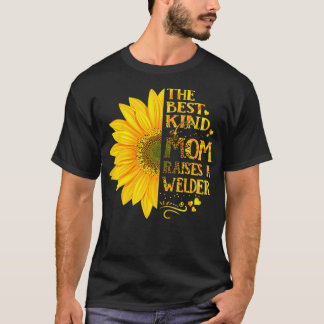 T-shirt Les Femmes Le Meilleur Genre De Mère Soulève Une M