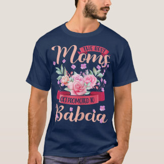 T-shirt Les femmes les meilleures mamans promu Babcia Gran