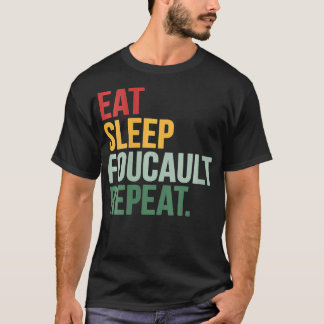 T-shirt Les femmes mangent le sommeil Foucault Répéter la 