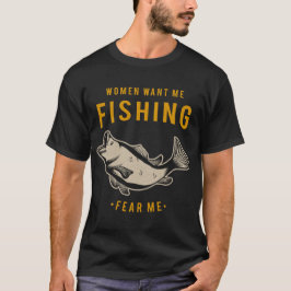 T-shirt Les Femmes Me Veulent, Les Poissons Me Craignent