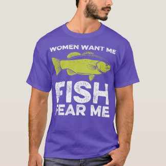 T-shirt Les femmes me veulent, les poissons me craignent l
