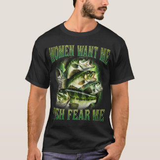 T-shirt Les femmes me veulent, les poissons me craignent V
