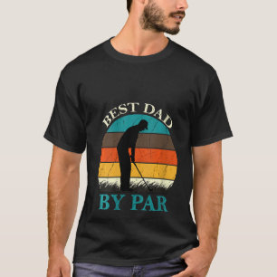 T-shirt Les Femmes Meilleur Papa Par Par Funny Golf Fête d