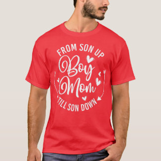 T-shirt Les Femmes Mères De Petits Garçons Travaillent Du 