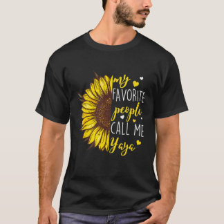 T-shirt Les FEMMES Mes Gens Préférés M'Appelent Yaya Grand