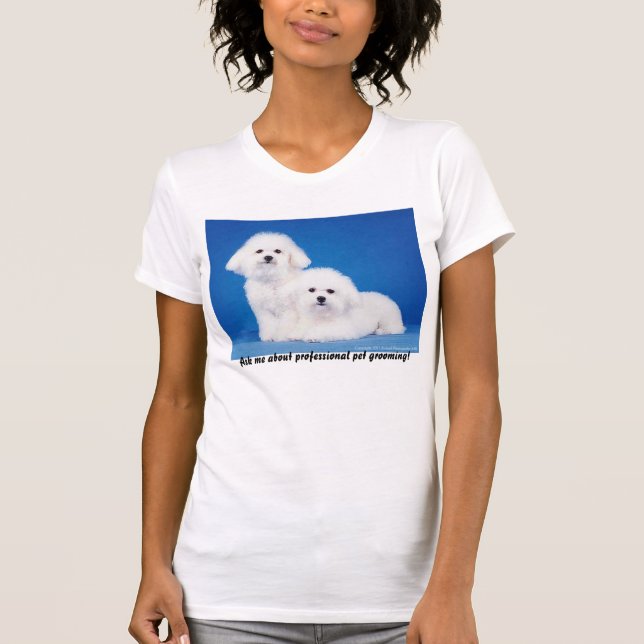 T-shirt Les femmes m'interrogent au sujet de l'animal (Devant)
