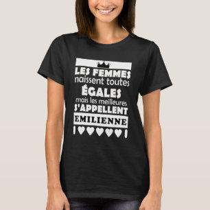 T-shirt les femmes nait tous les égales
