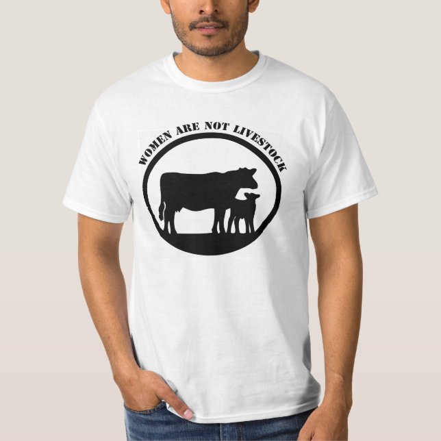 T-shirt Les femmes ne sont pas bétail (Devant)
