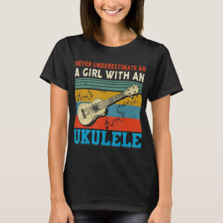 T-shirt Les Femmes Ne Sous-Estiment Jamais Une Fille Avec 