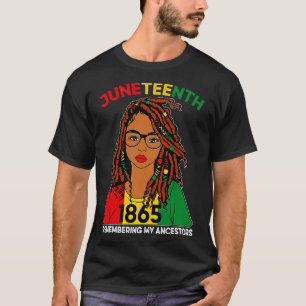 T-shirt Les femmes noires aux cheveux encerclés qui repren