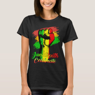 T-shirt Les femmes noires célèbrent l'indépendance de la j