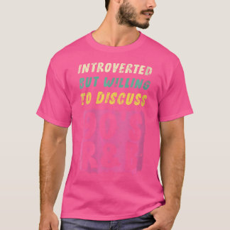 T-shirt Les Femmes Présentées Mais Disposées À Discuter De