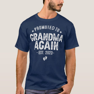 T-shirt Les femmes promues à grand-mère à nouveau 2023 Bie
