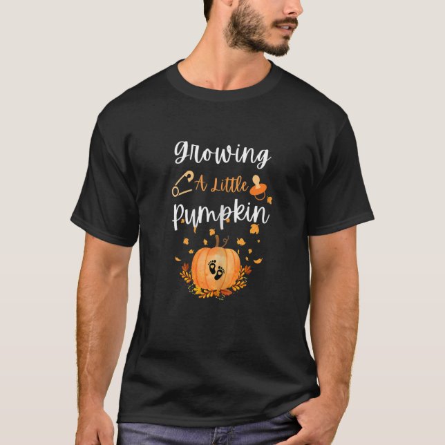 T-shirt Les Femmes Qui Cultivent Un Peu Citrouille Tombent (Devant)