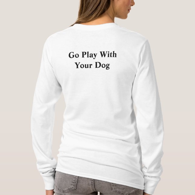 T-shirt Les femmes qui dorment longtemps T (Dos)