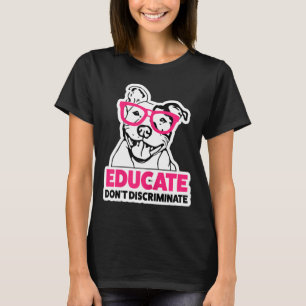 T-shirt Les Femmes Qui Éduquent Ne Discriminent Pas Les Fe