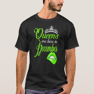 T-shirt Les Femmes Reines Sont Nées En Décembre Capricorn