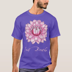 T-shirt Les Femmes Respirent Le Lotus Rose Ballerina Water