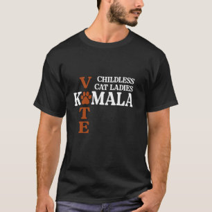 T-shirt Les Femmes Sans Enfant Votent Pour Kamala Harris 2