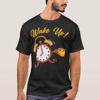 T-shirt Les Femmes Se Réveillent Réveil Chouette Horloge N