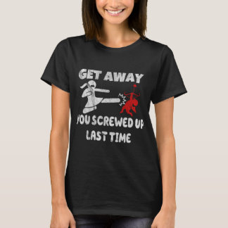 T-shirt Les femmes s'éloignent fille mignonne Funny Anti V