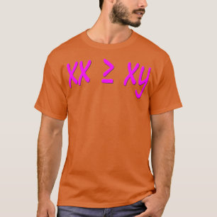 T-shirt Les femmes sont plus grandes que les hommes XX XY