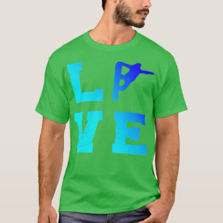 T-shirt Les femmes sports d'hiver snowboard snowboard snow