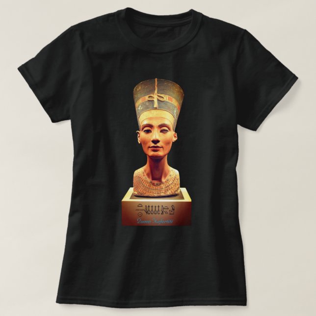 T-shirt Les femmes-T-shirts de la reine Néfertiti d'Egypte (Design devant)