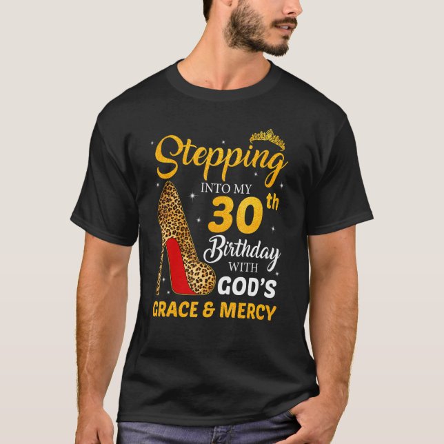 T-shirt Les femmes talons 30e Escouade d'anniversaire en 3 (Devant)