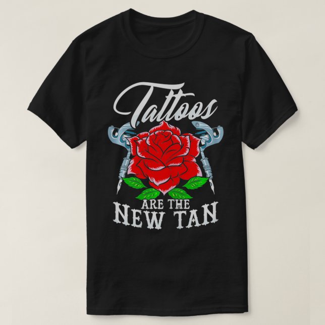 T-shirt Les femmes tatouage Art Artiste Rose Tattoos sont  (Design devant)