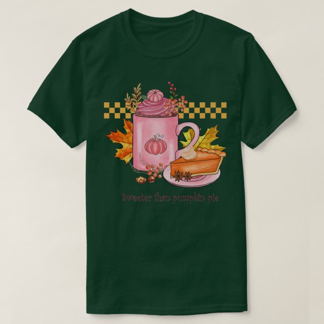 T-SHIRT LES FEMMES TOMBENT PLUS DOUCEUR QUE LES PIES CITRO (Design devant)