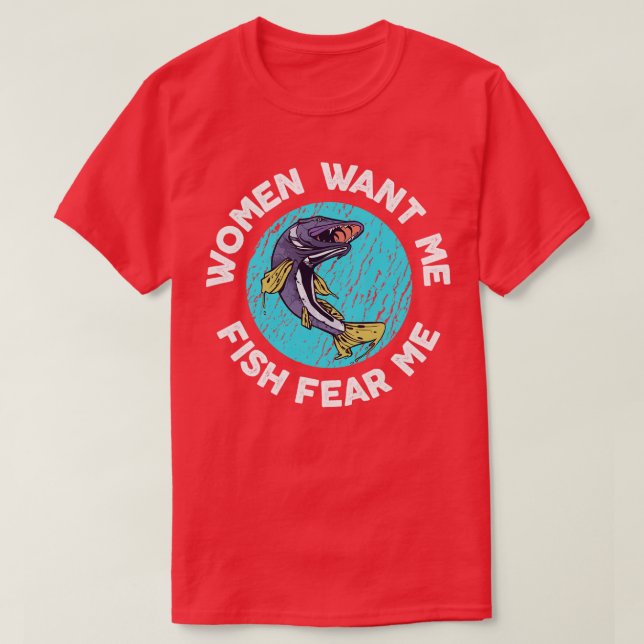 T-shirt Les Femmes Veulent Me Poser La Peur (Design devant)
