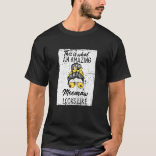T-shirt Les Femmes Voici Ce Qu'Est Une Meemaw Extraordinai