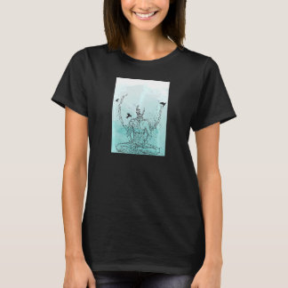 T-shirt Les femmes Yoga Bird Motivational Meditation est u
