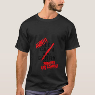 T-shirt Les femmes Zombies viennent Garder le calme et con