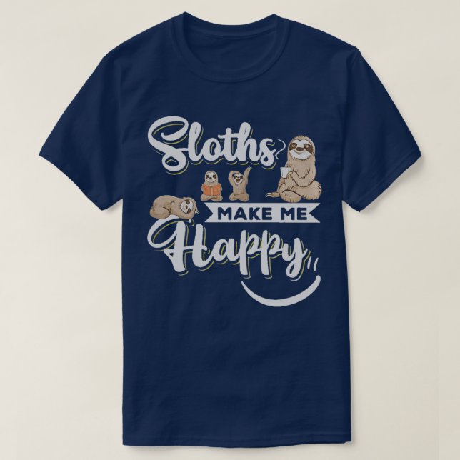 T-shirt Les fentes me rendent heureux (Design devant)