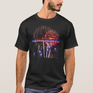 T-shirt Les feux d'artifice du Massachusetts