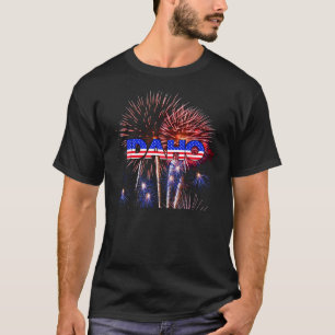 T-shirt Les feux d'artifice Idaho