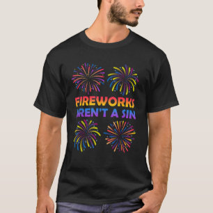 T-shirt LES Feux D'OEIL SONT UN Pic-À-FEU Drôle SIN