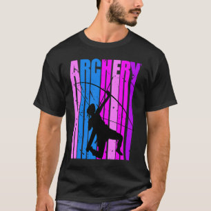 T-shirt Les filles aiment le tir à l'arc Anniversaire Arch