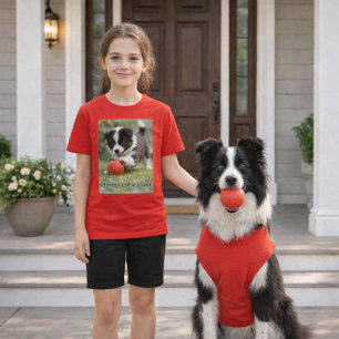 T-shirt Les filles aiment les chiens, Border Collie 