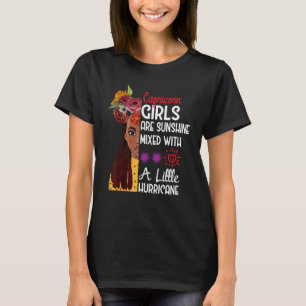 T-shirt Les Filles Capricornes Sont Brillantes Mélangées A