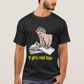 T-shirt Les filles chaudes lisent Mark Fisher