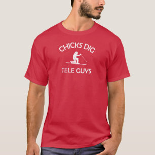 T-shirt Les filles creusent des Tele Guys