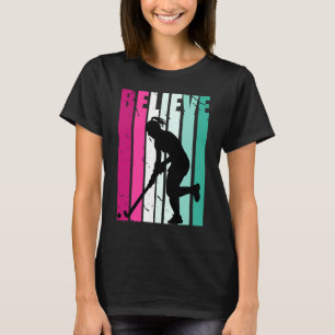 T-shirt Les Filles De Motivation Rose Et Vert Croient C