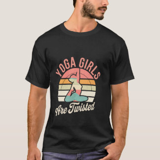 T-shirt Les filles de yoga sont des blagues de méditation